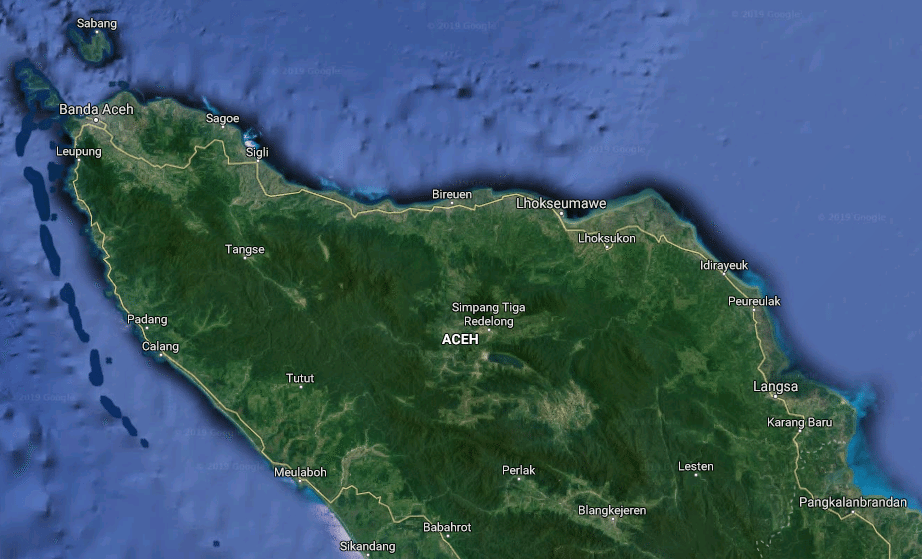 Peta Aceh Sejarah Dan Letak Lokasi Geografis Jagad Id