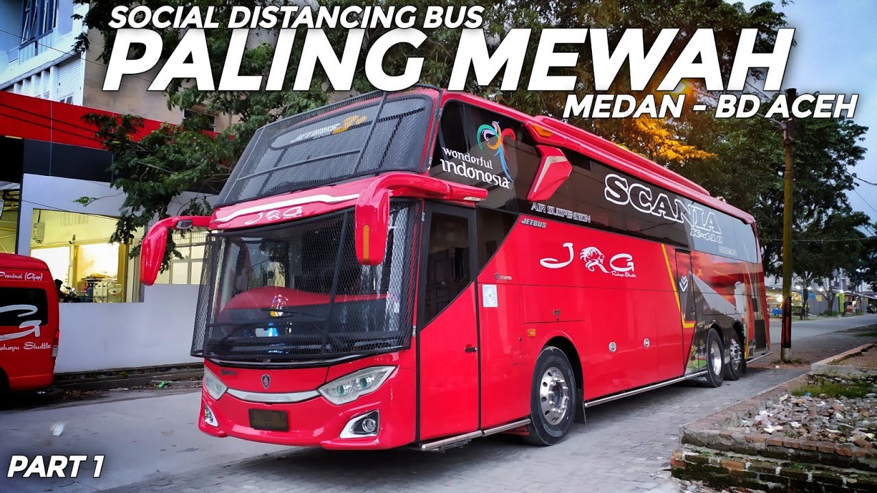 Perjalanan Mewah Super NYAMAN‼️| Naik Bus JRG NONSTOP Seat 1-1-1 Medan