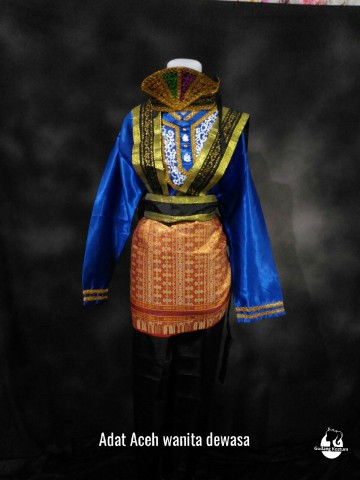 Kostum Aceh Adat Tari Saman